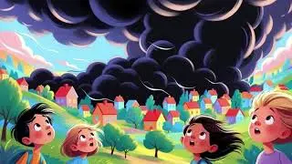 काले-काले बादल आये🐱 | Funny Hindi Rhyme for Kids | Cartoon Poem | KuKu Rhymes