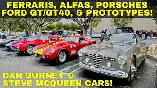 The ULTIMATE CARS & COFFEE! FORD v FERRARI, Prototypes, & ONE-OFF Classic Cars - Lincolns & Lattes!