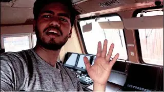 First time inside the cabin of WDG4G diesel locomotive engine
