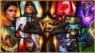 WOW... Not What I Expected! Five Assassins Creed Champs Vs.  Raid: Shadow Legends [Test Server]