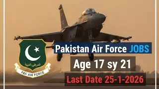Pakistan Air Force jobs apply online Last Date 25-1-2026#PakistanAirForce#PAFJobs#PAFJobs2026#
