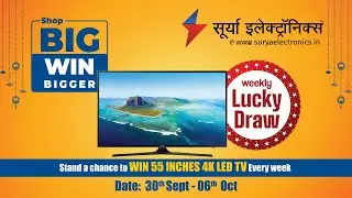SURYA ELECTRONICS WEEKLY LUCKY DRAW 2025 || 30 Sep - 06 Oct