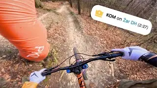 Pobiłem rekord G&oacute;ry Żar! | Trasa DH Flow