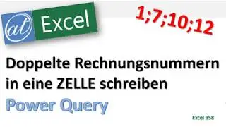Doppelte Werte in einer Zelle auflisten - Power Query - Excel