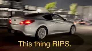 Genesis coupe 3.8 GT drifting 