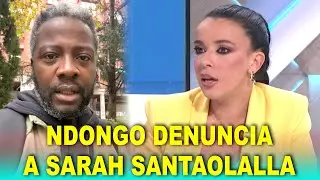 Bertrand Ndongo DENUNCIA a Sarah Santaolalla por llamarle 