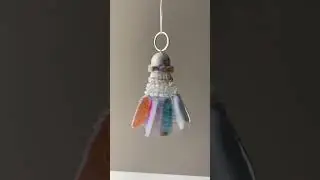DIY Shuttlecock Keychain, Summer Vibes🍃 #diy #shrinkplastic #handmade #handmadejewelry