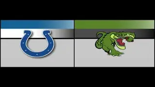 Madden 2004 Created Franchise Year 1(2003) Week 17: Colts(4-10-1) @ Crocodiles(10-5) SAT 8:30 ESPN
