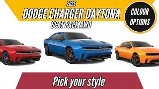 2025 Dodge Charger Daytona Scat Pack AWD Color Options - Images | AUTOBICS