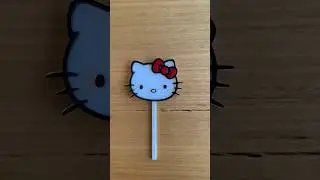Hello Kitty Acrylic Cake Topper #acryliccaketopper #hellokitty