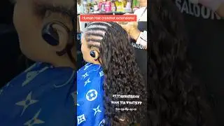 How to do human hair crochet curl extension!#hairstyles #humanhairextensions #crochet #hairinspo