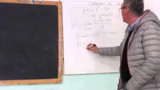 Esercizio sul calcolo della derivata in un punto.