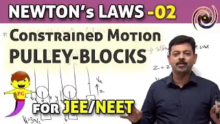 Class 11 Newton's Laws of Motion - Constrained Motion 02 | for JEE NEET | Hybrid Physics