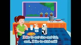 What Are You Doing Song | Food & Drink  Kids English Lesson @KidsSchoolEnglish