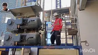 Material Hoist Continues Erection | Construction Elevator | 🛗
