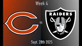 Bears vs Raiders Live Play by Play & Reaction