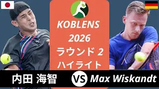 Kaichi Uchida 内田 海智 vs Max Wiskandt | Koblenz 2026 R2 Highlights