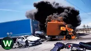 SHOCKING Truck Crashes Caught On Camera That Are Profoundly Unnerving