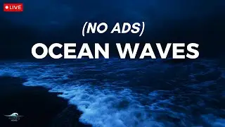 🔴 Ocean Waves for Deep Sleep | Ocean Sounds For Deep Sleeping With A Dark Screen And Rolling Waves