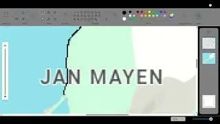 Simple Map of Jan Mayen #mapping