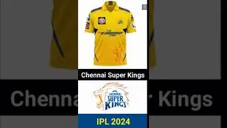 IPL 2024 New Kits/Jersey of All Teams #ipl #youtubeshorts