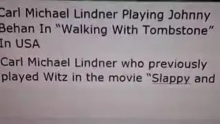 Carl Michael Lindner Playing Johnny Behan In 