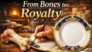 How Luxury Bone China Dinnerware Is Made in China | From Cattle Bones to Royal Plates (Full Process)