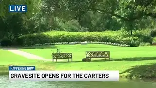 LIVE AT NOON: Hundreds gathered to pay respects for former first couple
