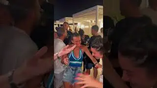 Italian girls loving 🥰 champagne shots !!!