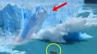 MONSTER GLACIER COLLAPSE Caught on camera | Global warming and Climate change | Iceberg | shock wave