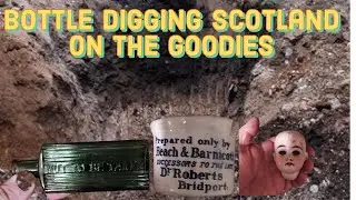 bottle digging scotland cream pots poisons ointment pots following a good ash seam