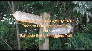 Inverclyde Ramblers walk Troon to Dundonald castle sat 1/10/16