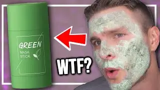 DOES THE VIRAL MAGIC GREEN STICK MASK WORK? 😲🤔