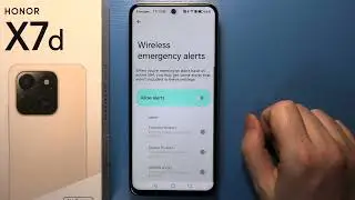 Honor X7D - How to Enable/Disable Wireless Emergency Alerts