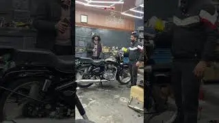 Review after work bs6 to bs3 🌟❤️delhi vali bullet #royalenfield #rupendrabulletworkshop #shorts