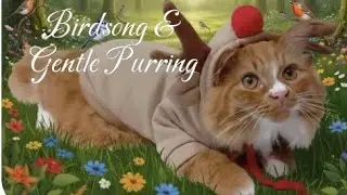 Birdsong & Cat Purring for Deep Calm/Пение птиц и мурлыкание кота Тео 🐦🐱