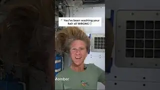 How astronauts wash their hair in space.. #sunitawilliams #spacs #advanture