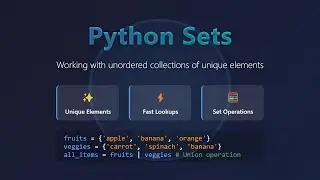 Python Sets: Master Unordered Collections & Boost Your Code!