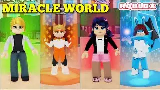 ATUALIZOU!! MIRACLE WORLD - CHEGARAM NOVOS PERSONAGENS, ROUPAS E TRANSFORMAÇÕES!!- Roblox