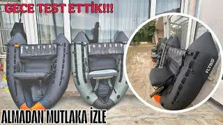 ​Belly Boat ile Gece LRF: Silikon Y&uuml;zd&uuml;rerek Mırmır ve Levrek Şov!