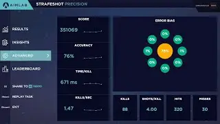 Aimlab - Strafeshot Precision - 351069 (world record by z00m)