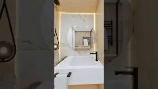 Banheiro em 360&deg;! 🌀 Veja o tour virtual e sinta o realismo sem sair do lugar! 💡 #3D #render