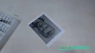 #عبد_الوهاب_الساعدي رسم صورة حفر على الزجاج