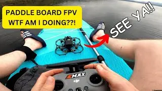 Не мог определиться между доской с веслом и FPV... Поэтому я попробовал оба варианта!!