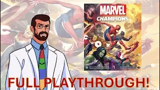Marvel Champions LCG from Fantasy Flight Games Full Playthrough