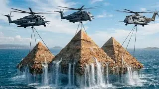 Unbelievable Restoration: 4,500-Year-Old Colossal Egyptian Pyramids Recovered from the Ocean Floor