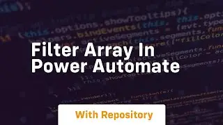 filter array in power automate