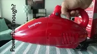 Dirt Devil Scorpion Corded Handheld Vacuum Unboxing, Test Clips, & Review by Ahmed Dawn