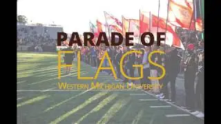 #WorldAtWestern | Parade of Flags at Western Michigan University | a Homecoming Tradition