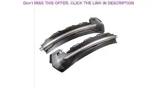 Top 2PCS For Audi A3 8V S3 RS3 LED Dynamic Turn Signal Light Sequential Side Mirror Indicator Blink